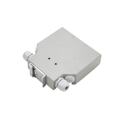 Hộp đầu cuối cáp quang Din Rail có thể gắn 6 cổng bằng kim loại Dinrail