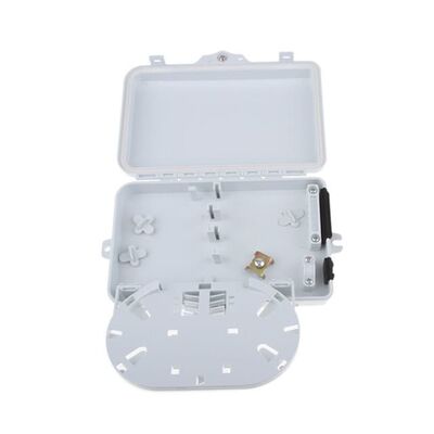 Hộp đầu cuối sợi quang 6 cổng SC APC / UPC SM SX PC + ABS Màu xám nhạt cho viễn thông
