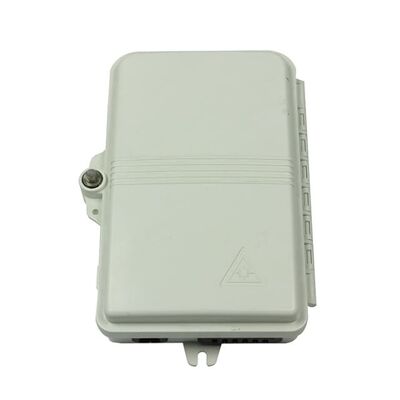 Hộp đầu cuối sợi quang 6 cổng SC APC / UPC SM SX PC + ABS Màu xám nhạt cho viễn thông