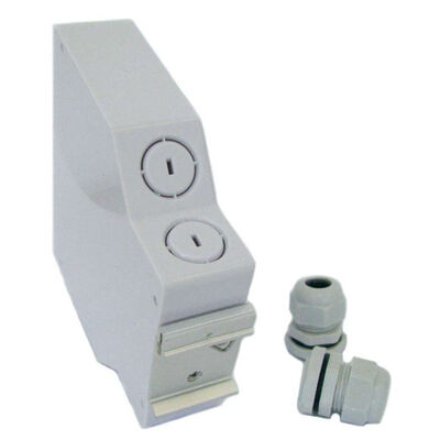 Hộp đầu cuối sợi quang gắn trên đường ray bằng nhựa abs Din 12 Bộ điều hợp Lc / Upc Simplex