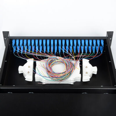 48 cổng 2U Cáp quang SC Simplex / LC Duplex Patch Panel
