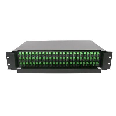 19 Inch 2U Rack Mount Enclosure ODF 72 Cốt lõi Fiber Patch Panel Loại trượt