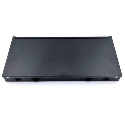 1U Rack Mount Patch Panel Sợi quang 19 "24 lõi SC LC với các khay nối