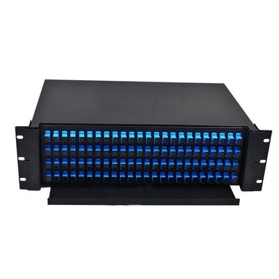 3u 3ru 19" ODF 96 Bảng điều khiển loại ngăn kéo gắn giá đỡ sợi quang