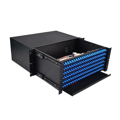 Phân phối cáp quang trong nhà 144Cốt lõi 19 Rack Mount Fiber Patch Panel