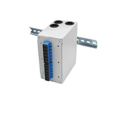 Nối sợi quang Hộp kim loại Din-Rail và gắn tường Kích hoạt Bộ chuyển đổi 12 Sc Upc