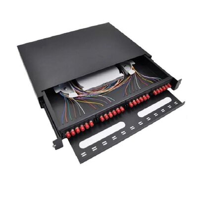 MPO FC Fiber Patch Panel 19 24 Hải cảng Patch Panel Rack Mount OEM