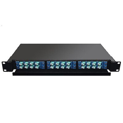 Bảng điều khiển sợi quang 19" 24 cổng Rack Mount trong nhà 1U ODF 24 Cốt lõi