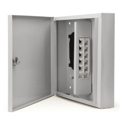 12F Wall Mount Fiber Enclosure Kim loại ODF Fiber Optic Patch Box 12 Cốt lõi