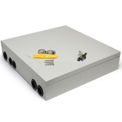 12F Wall Mount Fiber Enclosure Kim loại ODF Fiber Optic Patch Box 12 Cốt lõi