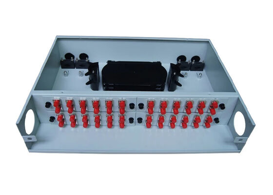 Kết thúc sợi quang ODF gắn trên giá cố định Hộp kết thúc sợi quang 2U 48 lõi