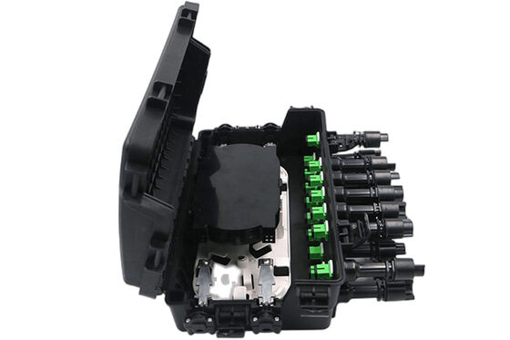Hộp đầu cuối cáp quang chống nước FTTB SC IP68 2 IN 2OUT 48Cốt lõi 16Hải cảng