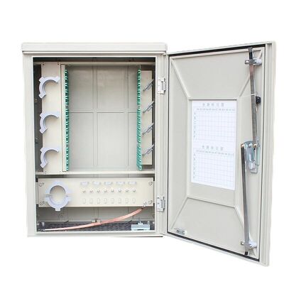 Tủ phân phối cáp quang ngoài trời 144 lõi Vật liệu SMC chống nước FTTH