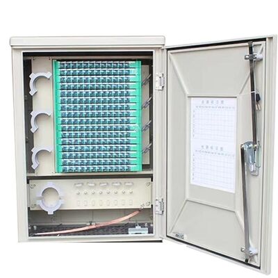 Tủ phân phối cáp quang ngoài trời 144 lõi Vật liệu SMC chống nước FTTH