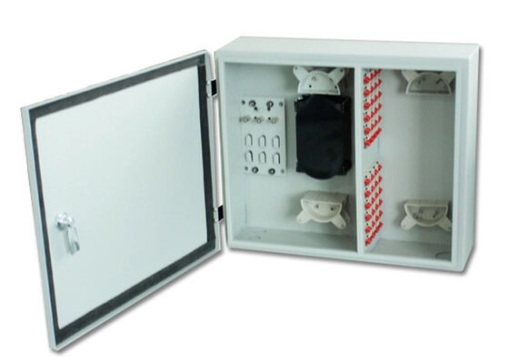Vỏ cáp treo tường 48F Hộp phân phối quang ngoài trời IP65 ODF 48 cổng