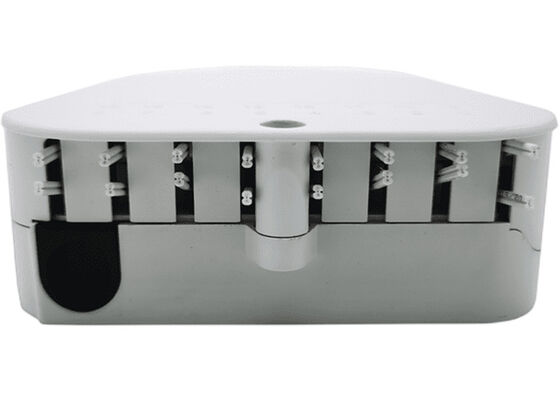 Bộ chia 16 lõi Hộp phân phối FTTH UPC / APC Treo tường Màu xám nhạt