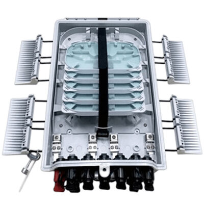 Hộp đầu cuối sợi quang 120F Bộ điều hợp gia cố Bộ chia quang 1x8 IP65