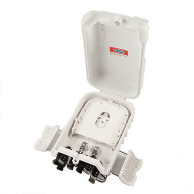 Hộp kết thúc cáp quang 8 cổng ABS PLC Vỏ bọc đầu cuối quang học màu xám IP65