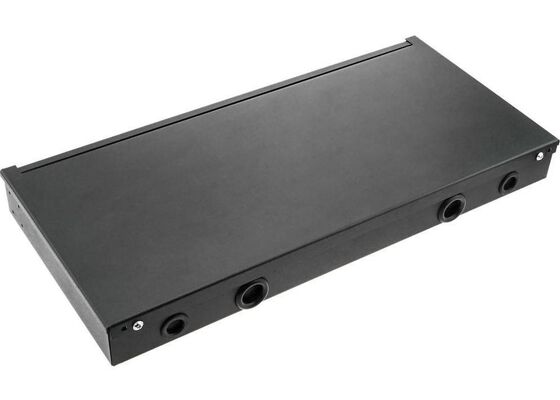 19" Rack Mount Fiber Patch Panel ST Adapter 1U Fiber Enclosure 12 Cốt lõi
