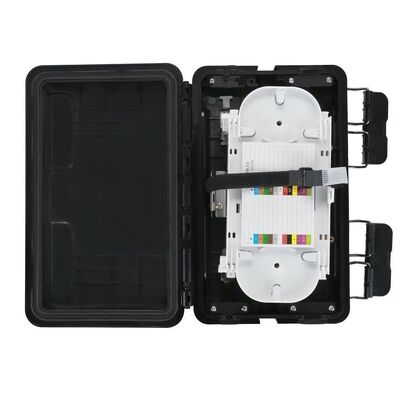 Đóng cửa mối nối sợi quang ABS 2In 2Out Vỏ nối cáp ngang