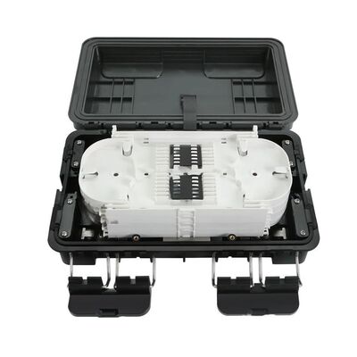 Đóng cửa mối nối sợi quang ABS 2In 2Out Vỏ nối cáp ngang