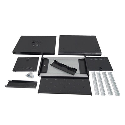 Khung máy chủ Giá treo tường Tủ giá 1.2mm Cửa kính 6U