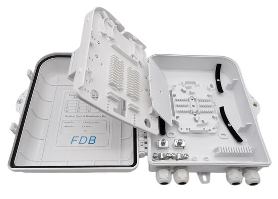 Hộp chia sợi quang màu trắng LC 1x16 PLC Splitter Treo tường