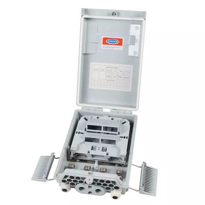 Hộp chia sợi quang SM / MM Bộ chia PLC 1x8 màu xám nhạt