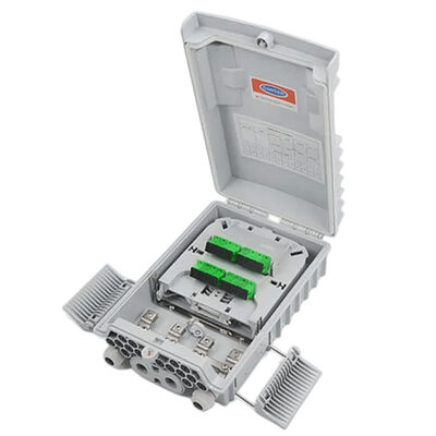 Hộp chia sợi quang SM / MM Bộ chia PLC 1x8 màu xám nhạt
