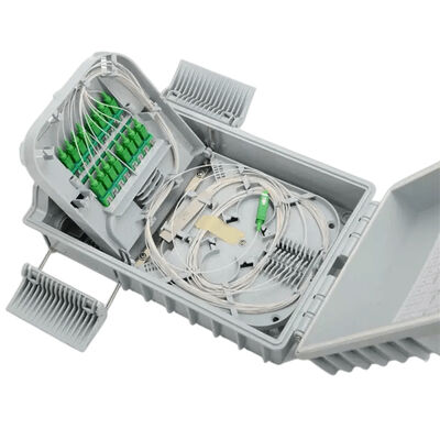 Hộp chia sợi quang SM / MM Bộ chia PLC 1x8 màu xám nhạt
