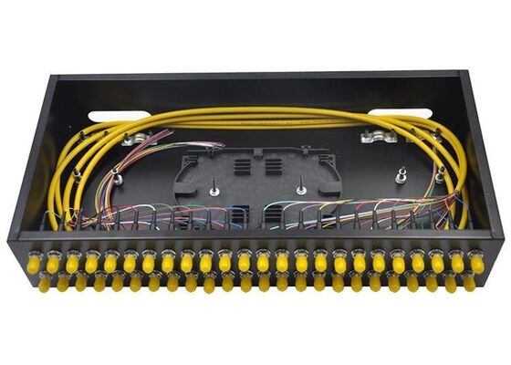 Cố định giá treo cáp quang Bao vây 12 Bảng điều khiển lõi Bộ chuyển đổi 1U St Upc