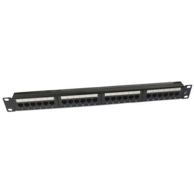 Bảng vá lỗi UTP 24 cổng CAT6 Bảng vá lỗi 1U Keystone Trống RJ45