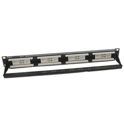 Bảng vá lỗi UTP 24 cổng CAT6 Bảng vá lỗi 1U Keystone Trống RJ45