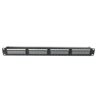 Bảng vá không che chắn 1U 24 cổng Keystone Keystone RJ45 DustProof