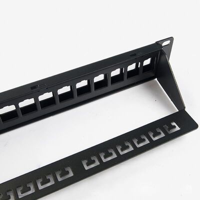 Bảng vá mạng trống Bảng vá lỗi RJ45 24 cổng 1U không được che chắn