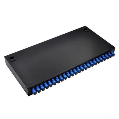 Bảng điều khiển sợi quang gắn trên giá đỡ 24 cổng 1U với bộ chuyển đổi SC / UPC