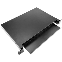 Bảng điều khiển sợi quang màu đen 48 lõi 430x200x46mm
