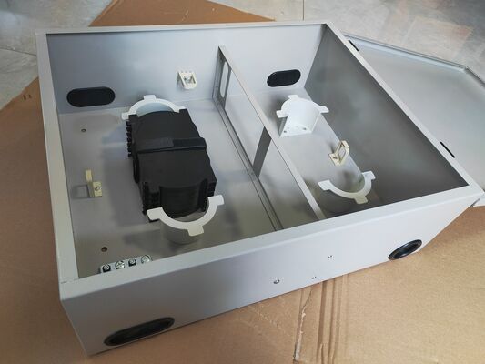 72Port 1-Door Wall Mount Fiber Enclosure 144 Fibers (LC/DX) Cold Roll Steel Sheets