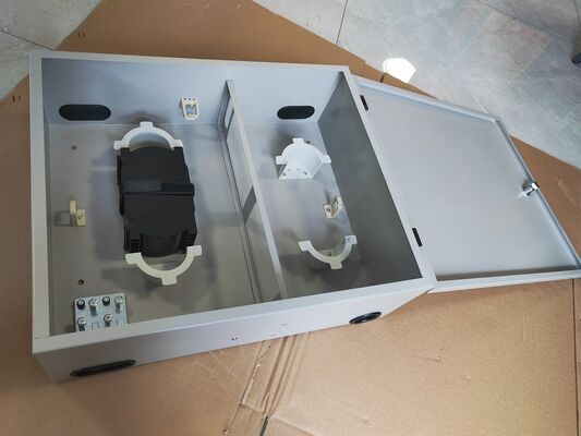 72Port Single Door Wall Mount Fiber Enclosure 72fibers (SC/SX) Xám / tùy chỉnh