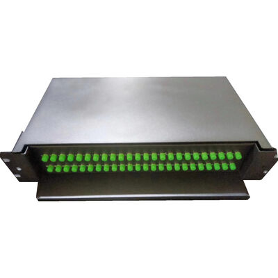 48C FC APC Sliding Rack Mount Optical Patch Panel với G652D / G657A1