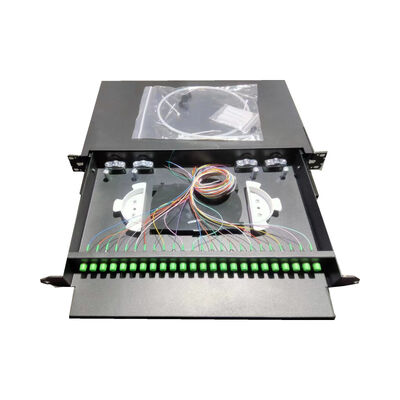 24C FC APC Fiber Count Optical Patch Panel cho G652D / G657A1 Sợi