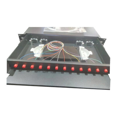 12 FC UPC Sliding Fiber Optic Patch Panel cho các thiết bị mạng hiệu quả