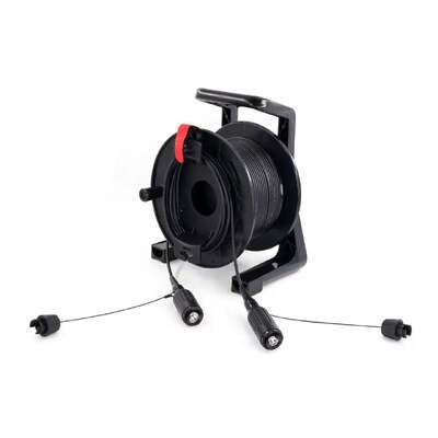 Cuộn cáp quang chiến thuật FTTA với đầu nối chùm mở rộng AARC HXB11 HXB13 HXB15 SM 2 4 6 8 sợi kênh lõi 10-300M