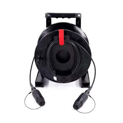 Cuộn cáp quang chiến thuật FTTA với đầu nối chùm mở rộng AARC HXB11 HXB13 HXB15 SM 2 4 6 8 sợi kênh lõi 10-300M