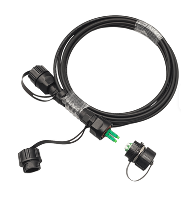 Ip68 FTTA ODVA LC đến ODVA LC UPC APC 5.0mm ngoài trời bọc thép chống nước Fiber Jumper patch cordon