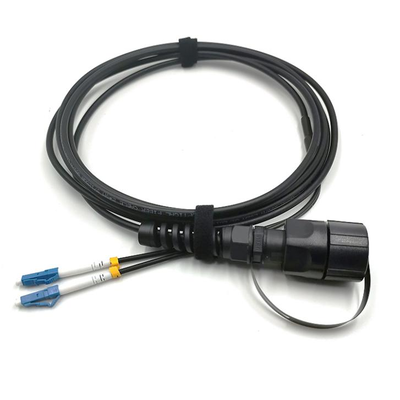 Cáp vá sợi quang chống nước bọc thép ODVA LC sang DLC UPC APC 5.0mm IP68 FTTA ngoài trời
