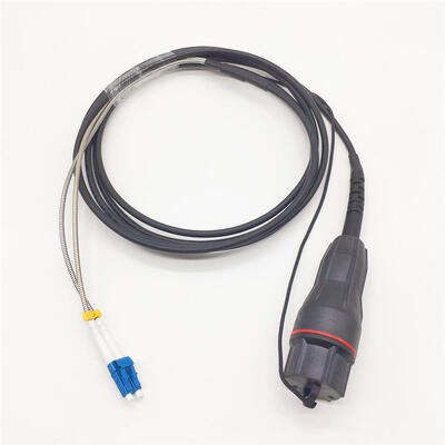 Ip68 FTTA Fullaxs DLC đến DLC 4.8mm ngoài trời bọc thép chống nước Fiber Jumper patch cordon